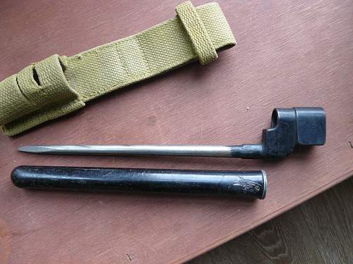 No.4 Rifle spike bayonet