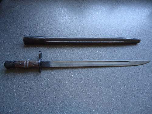 M1917 bayonet - is scabbard right?