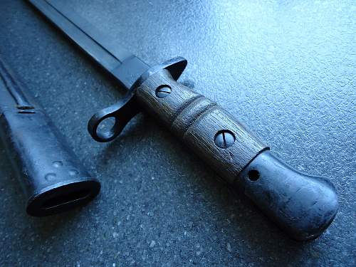 M1917 bayonet - is scabbard right?