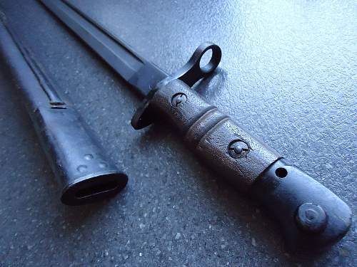 M1917 bayonet - is scabbard right?