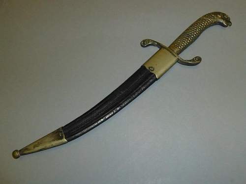 19th Century curved Naval Dirk with Screaming Eagle's head made by F.Herder ANY INFO WELCOME