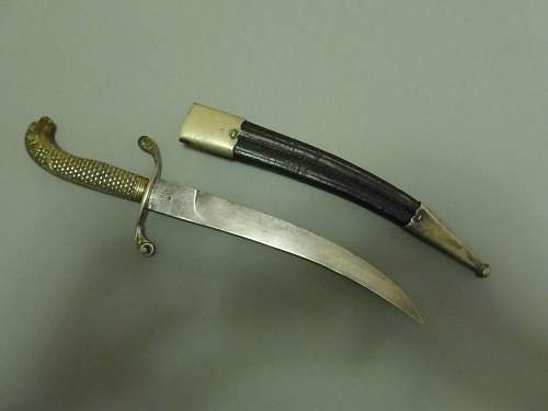 19th Century curved Naval Dirk with Screaming Eagle's head made by F.Herder ANY INFO WELCOME