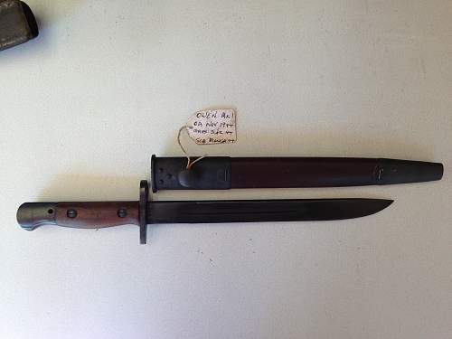 Australian Owen gun bayonet for review