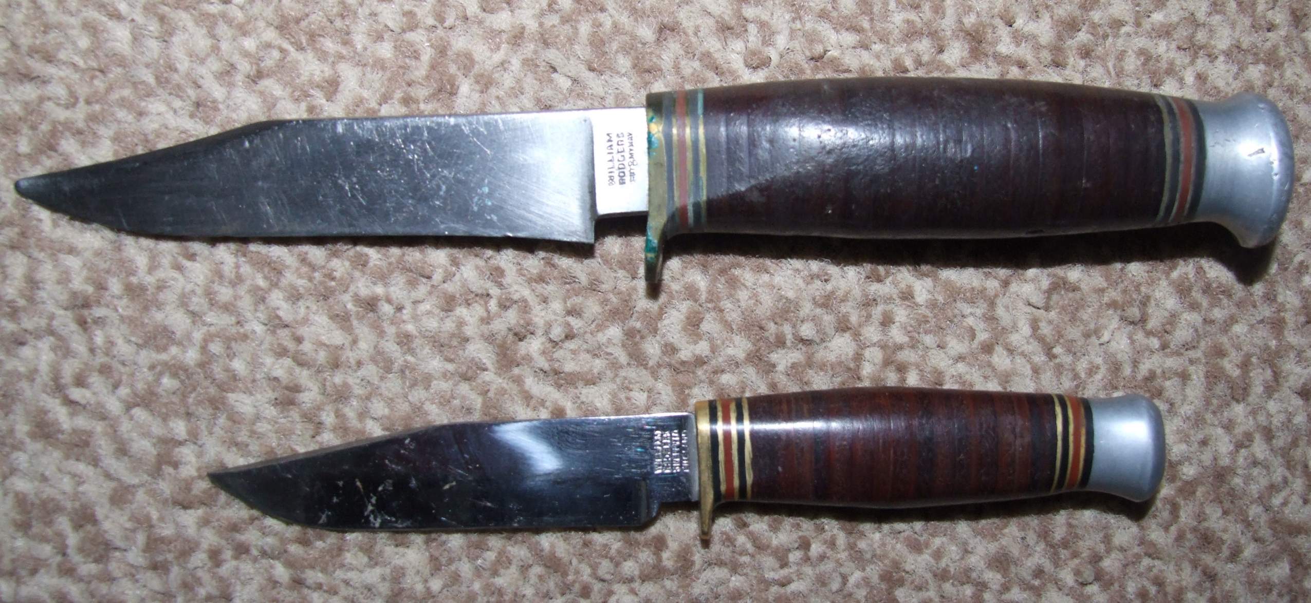 BOWIE KNIFE SHEFFIELD ENGLAND -WILLIAM RODGERS | Firearms & Military  Artifacts Knives & Blades Hunting Knives | Online Auctions | Proxibid