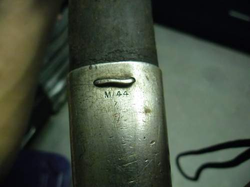 markings on P07 bayonet