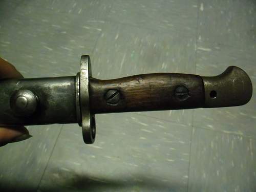 markings on P07 bayonet