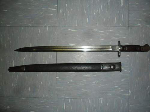 markings on P07 bayonet