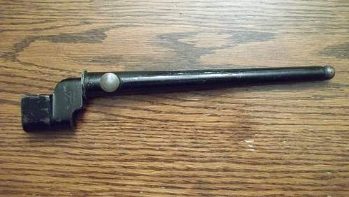 British Lee Enfield Cruciform Bayonet