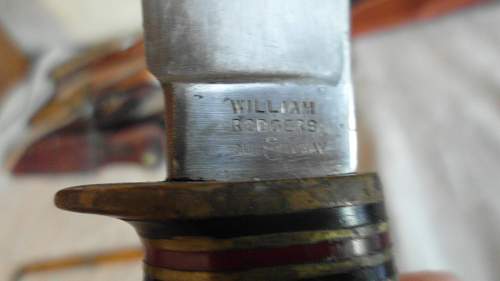 William Rodgers Cut My Way Knife with Sheath