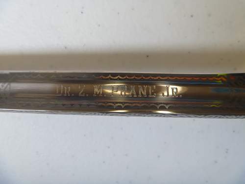 Post WW2 US M1852 Navy Officer Sword