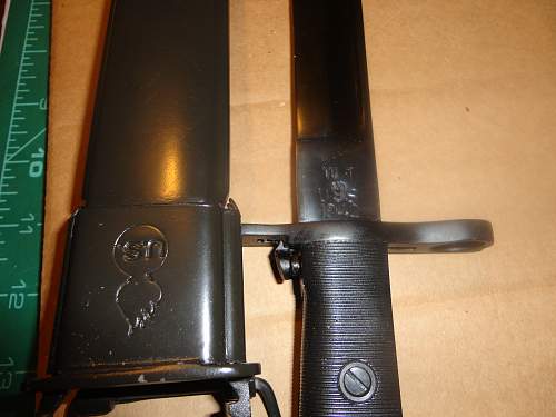 Mint 1942 US  M-1 Bayonet