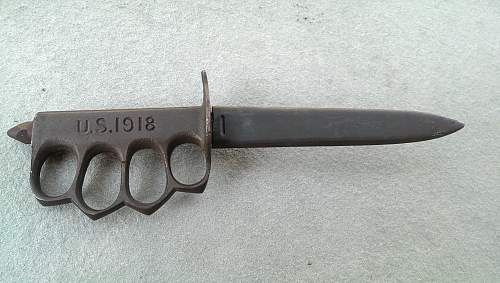 WWI Mk1 1918 Au Lion Trench Knife