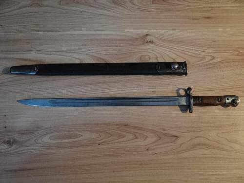 1907 year old bayonet