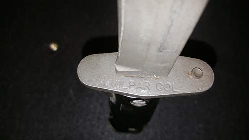 Mistake or fake? Unusual Stampings on M5A1 Bayonet, What gives?