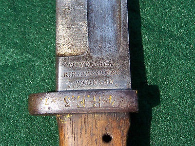 Help with regimental markings on German ww1 bayonet