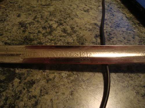 Marine NCO sword identification, scabbard search