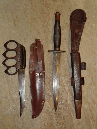 British fighting knives