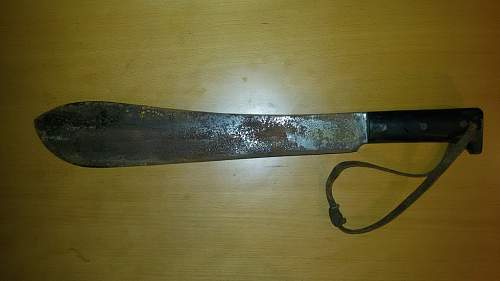1943 British machete, US made