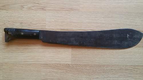 1943 British machete, US made