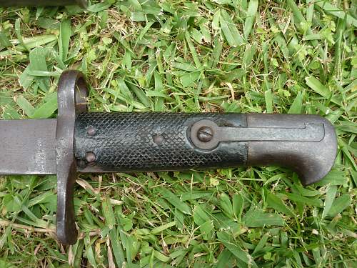 Snider carbine 2nd-type sawback bayonet