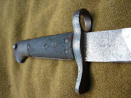 Snider carbine 2nd-type sawback bayonet