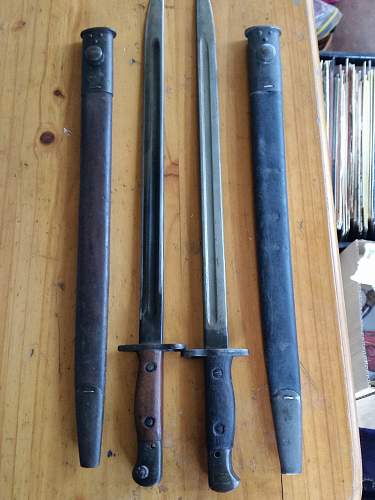 Refurbished SMLE Mk III Bayonet Stampings (Australia)