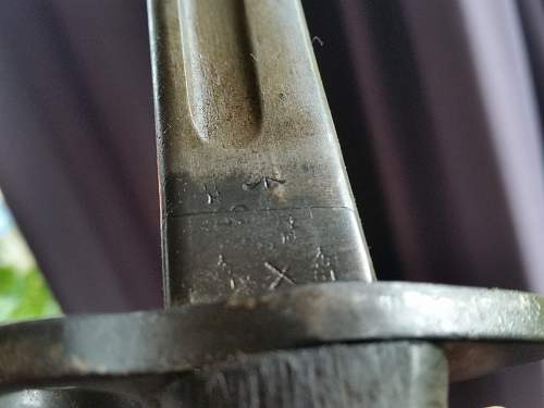 Refurbished SMLE Mk III Bayonet Stampings (Australia)