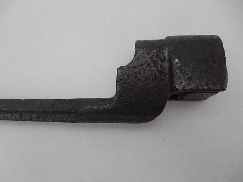 Cruciform No4 Mk1 spike bayonet relic Normandy find