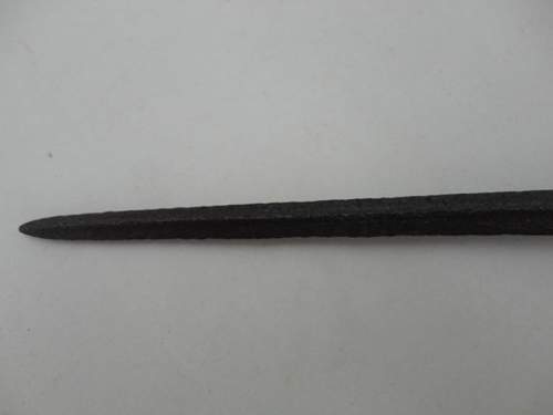 Cruciform No4 Mk1 spike bayonet relic Normandy find