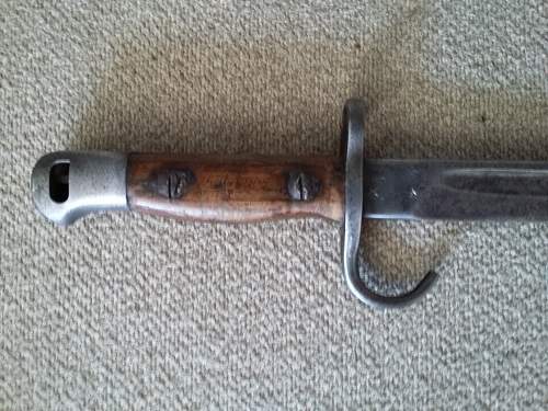 1907 patt. Hooked Quillon Bayonet