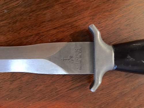 Strange Gerber Mk2 knife