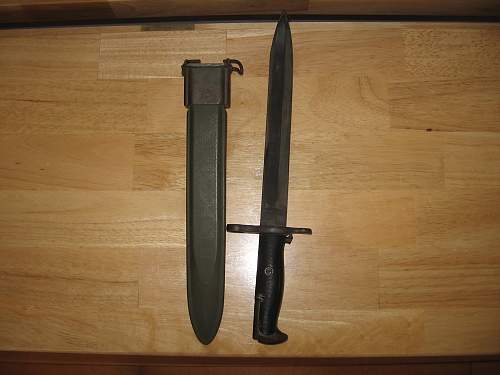 My New M1 Garand Bayonet and others