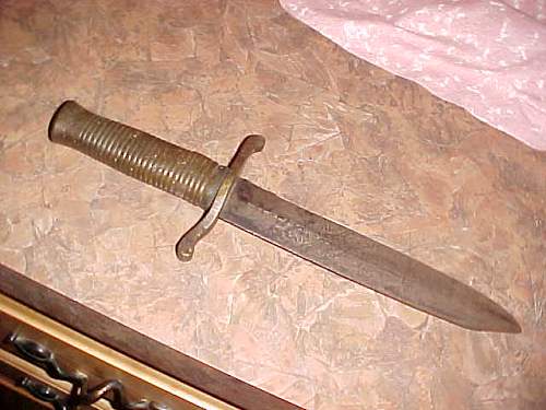 Possible Confederate Bowie Knife Home/Soldier Made From Sword or Bayonet?