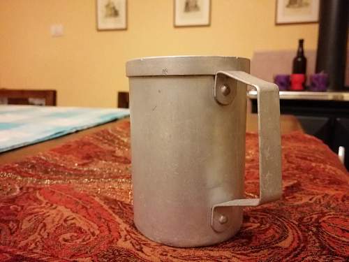 An unusual aluminum cup