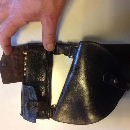 Nagant holster with suspension