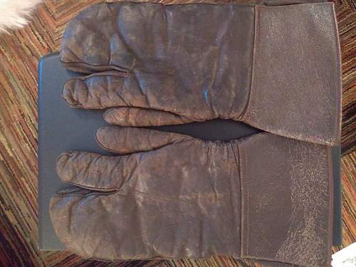 1930s German Motorcycle/Winter Gloves