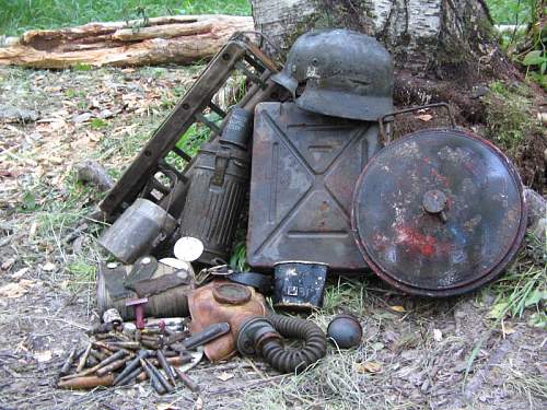 Unknown Soviet WW2 gas mask - O-11 mask