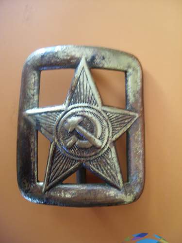 Soviet belt buckle ( infantry)
