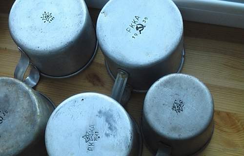 USSR soldier tea mugs - &quot;Kruzhka&quot;