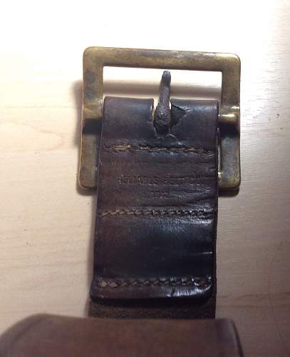 1942 dated lend lease belt
