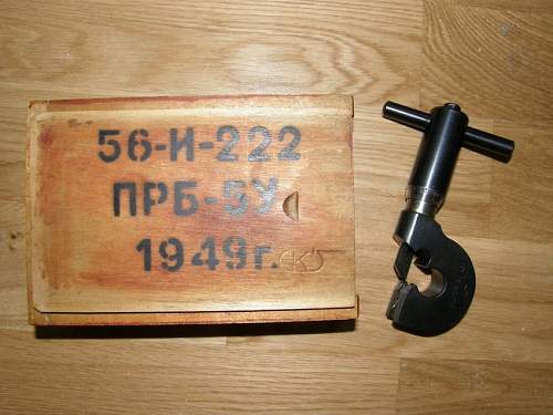 Mosin-Nagant 91/30 rifle front sight adjustment tool 1944