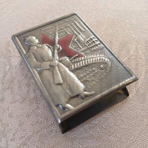 Matchbox holder (Спичечница)