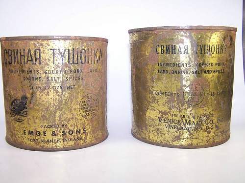 Soviet 1940-41 year meat ration