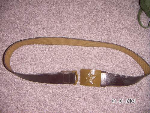 Soviet Afgan war belt?