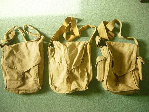 Soviet Gas Masks and Bags