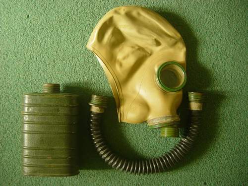 Soviet Gas Masks and Bags