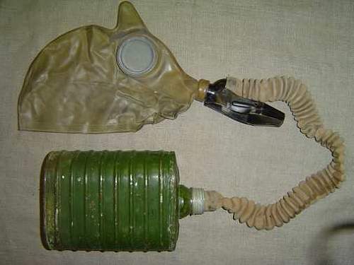 BN- T5 Gasmask, RKKA issue, some approval stamps WW2 issue