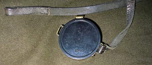 Compass with original strap.