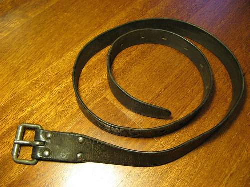 WWII Red Army enlisted men leather belt?