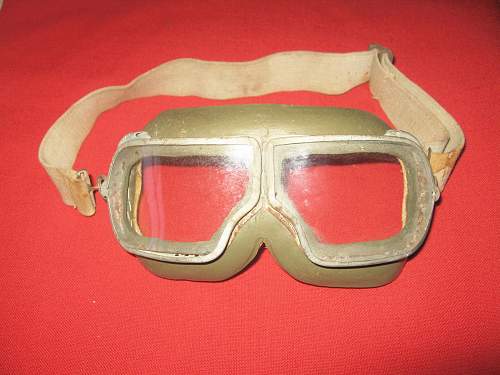 WW2 Period RKKA Pilot Goggles